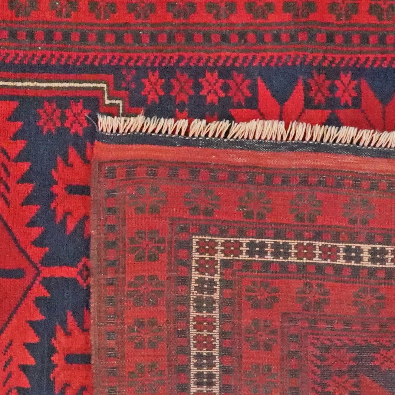 Yagdjibedir — Hand-knotted, 109x184 cm, Blue, 100% Virgin Wool | View 6