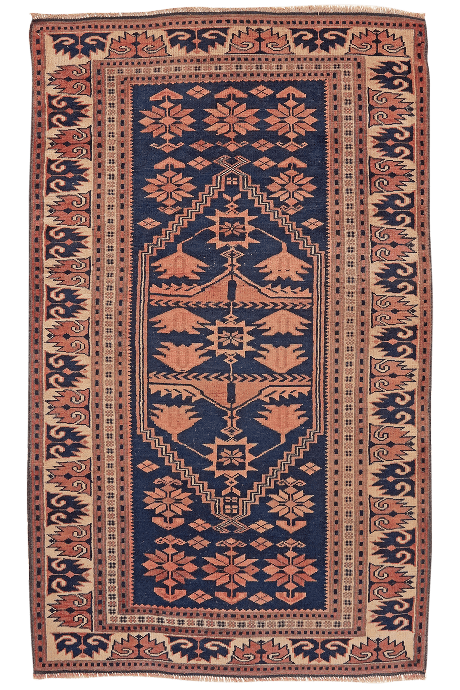 Yagdjibedir — Hand-knotted, 105x174 cm, Blue, 100% Virgin Wool | Main view