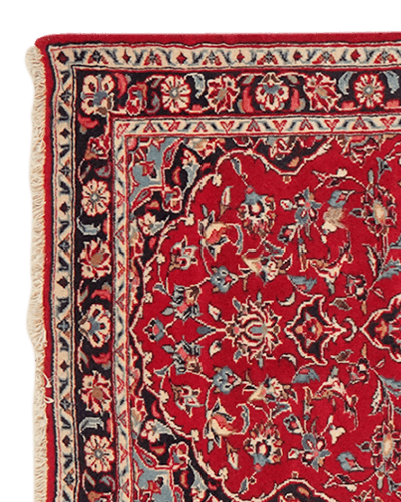 Ardakan — Hand-knotted, 83x272 cm, Red, 100% Virgin Wool | View 3