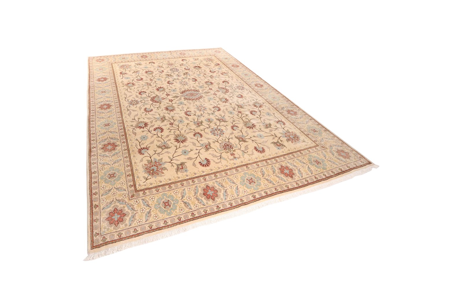 Sarough — Hand-knotted, 246x310 cm, Beige, 100% Virgin Wool | View 5
