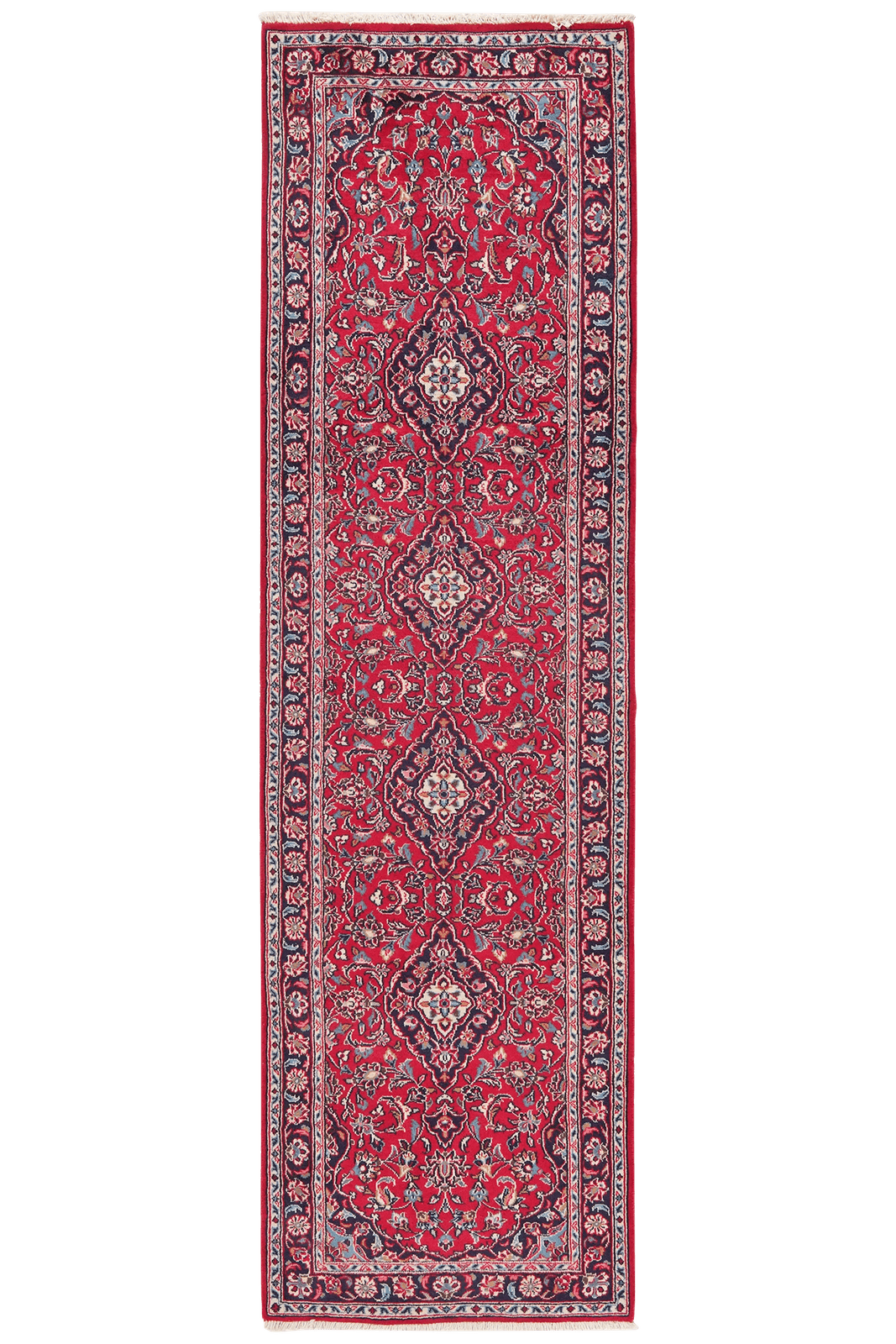 Ardakan — Hand-knotted, 78x277 cm, Red, 100% Virgin Wool | Main view