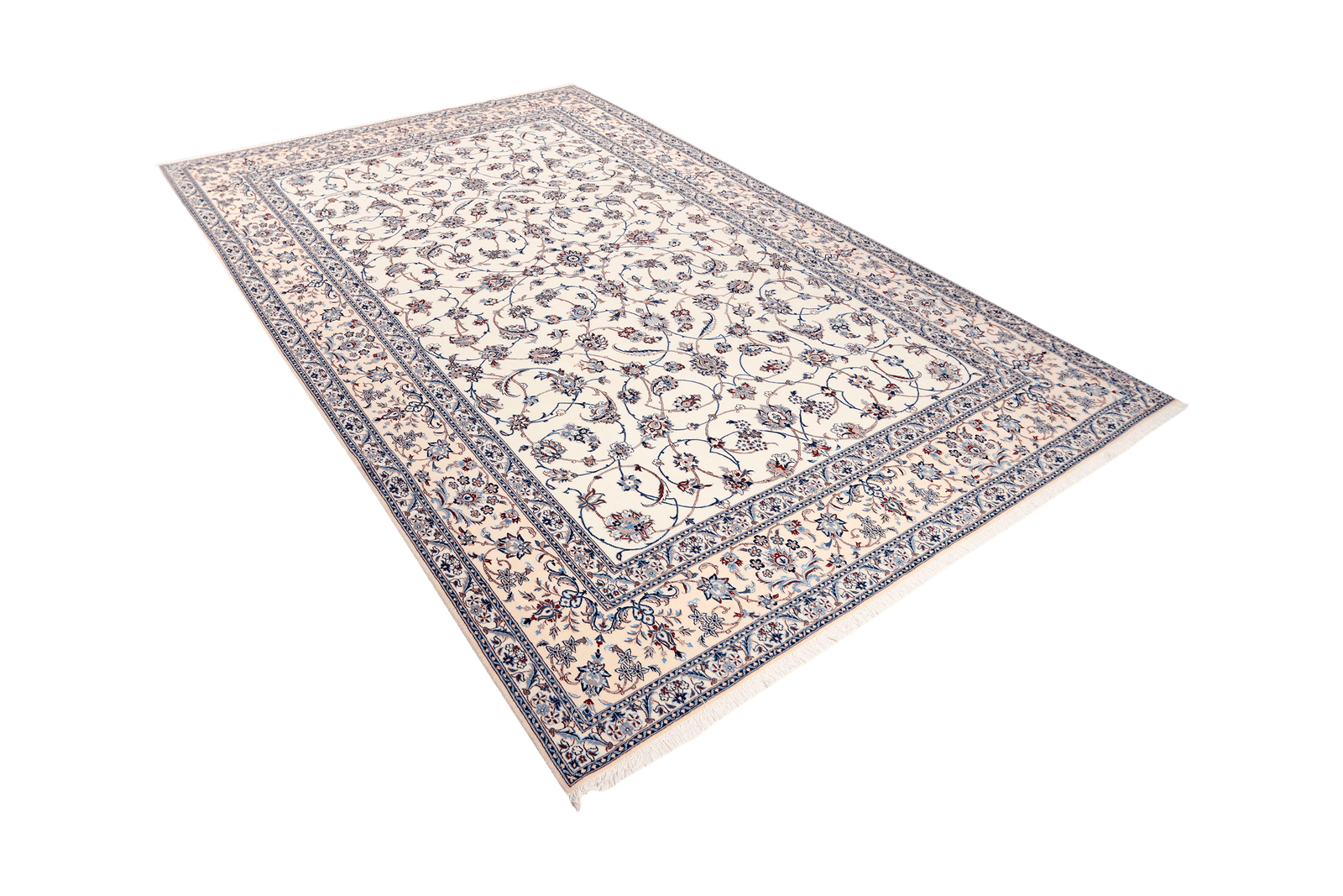 Nain 6La — Hand-knotted, 206x317 cm, Beige, 100% Virgin Wool | View 5