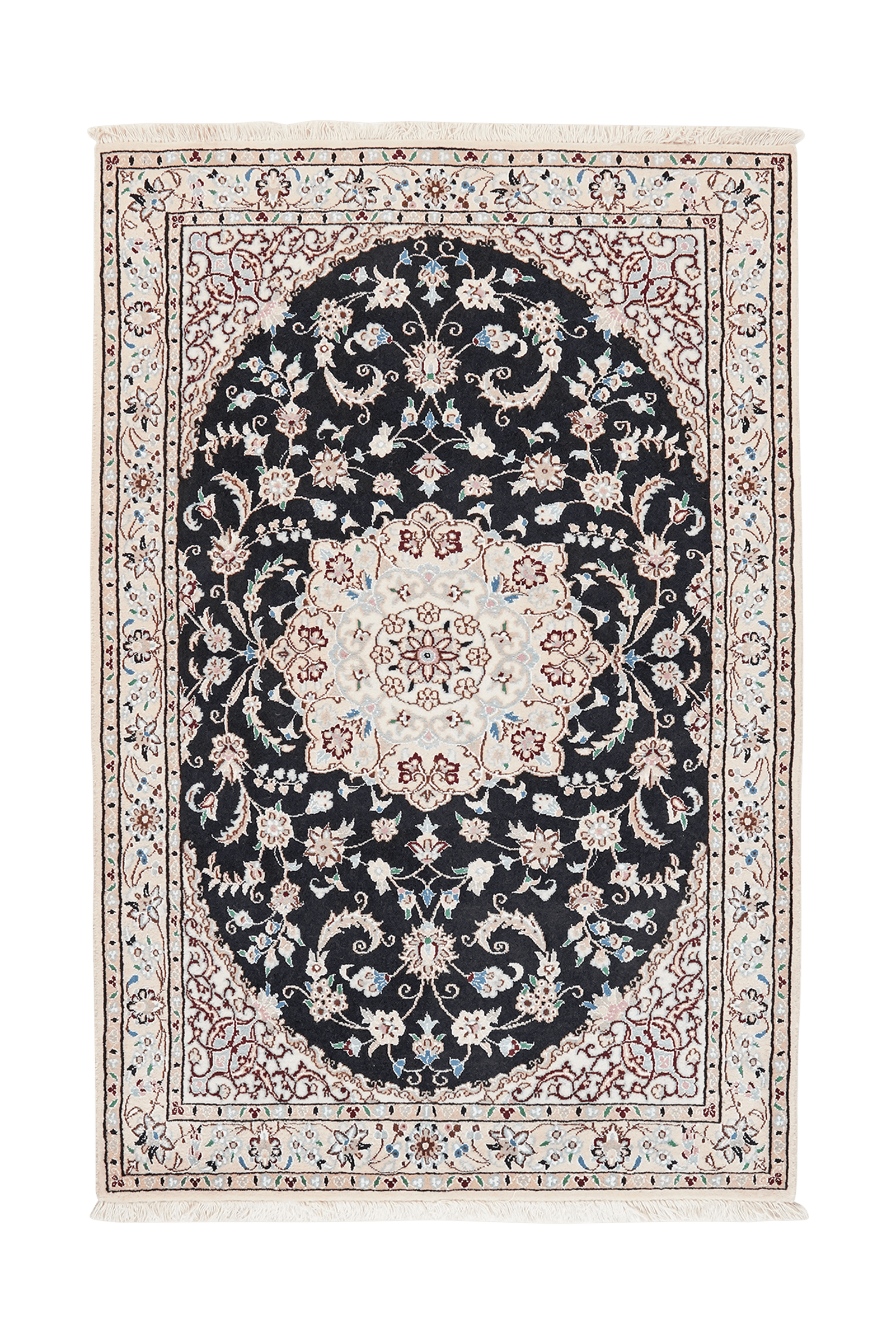 Nain 9La — Hand-knotted, 96x148 cm, Blue, 100% Virgin Wool | Main view