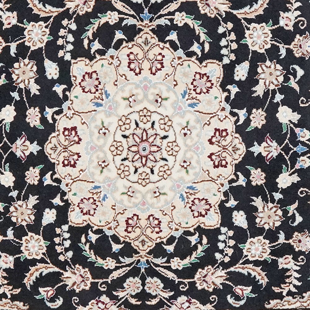 Nain 9La — Hand-knotted, 96x148 cm, Blue, 100% Virgin Wool | View 4