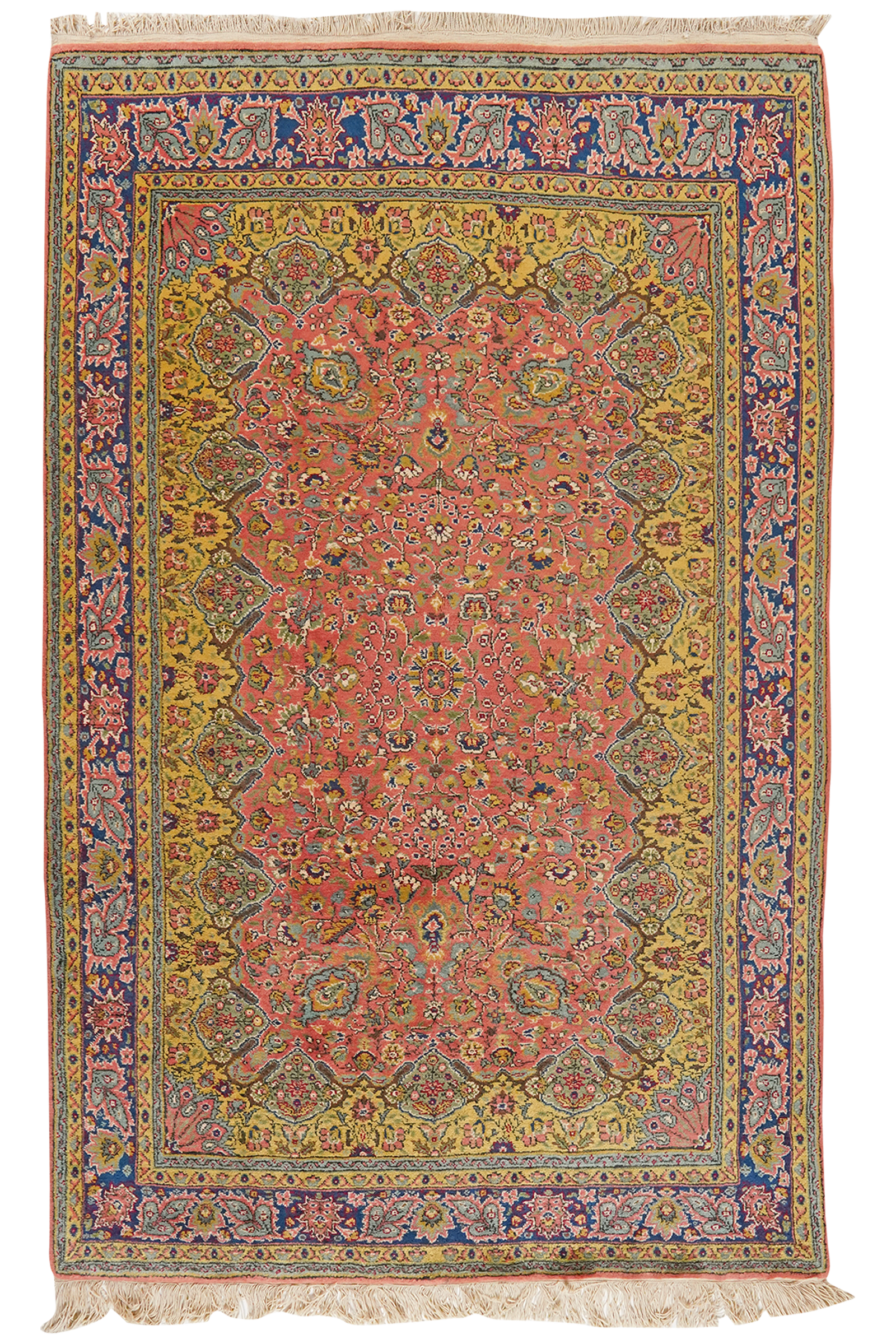 Ladik — Handgefertigt, 194x126 cm, Blau, 100% Virgin Wool | Main view