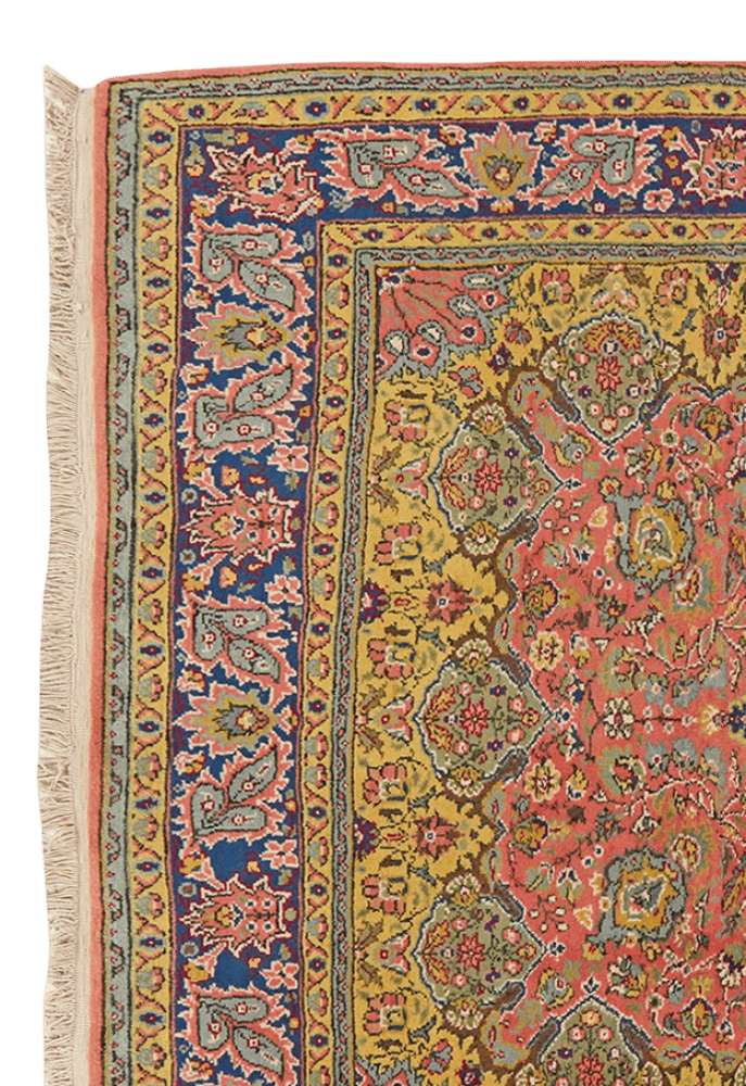 Ladik — Hand-knotted, 126x194 cm, Pink, 100% Virgin Wool | View 3