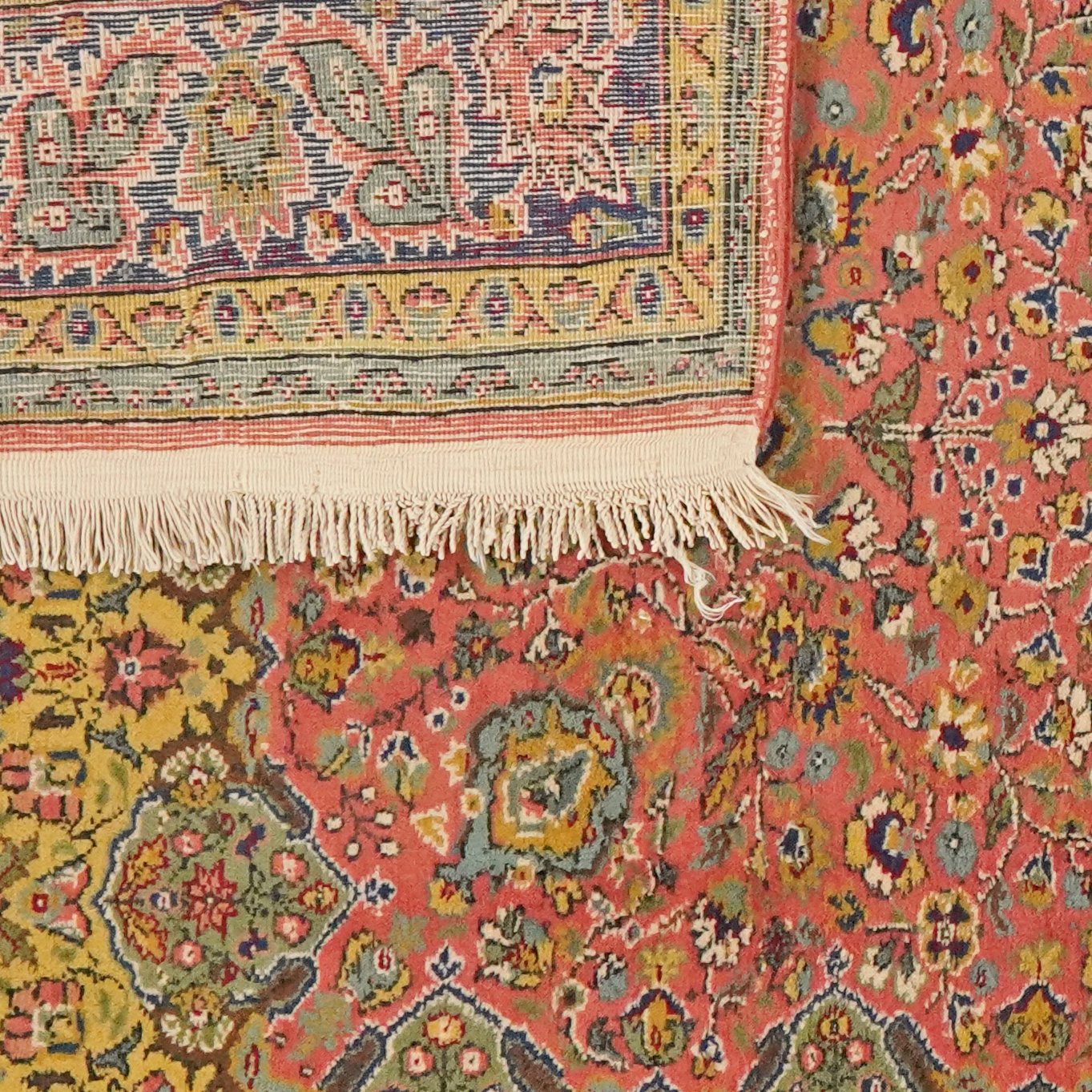 Ladik — Hand-knotted, 126x194 cm, Pink, 100% Virgin Wool | View 6