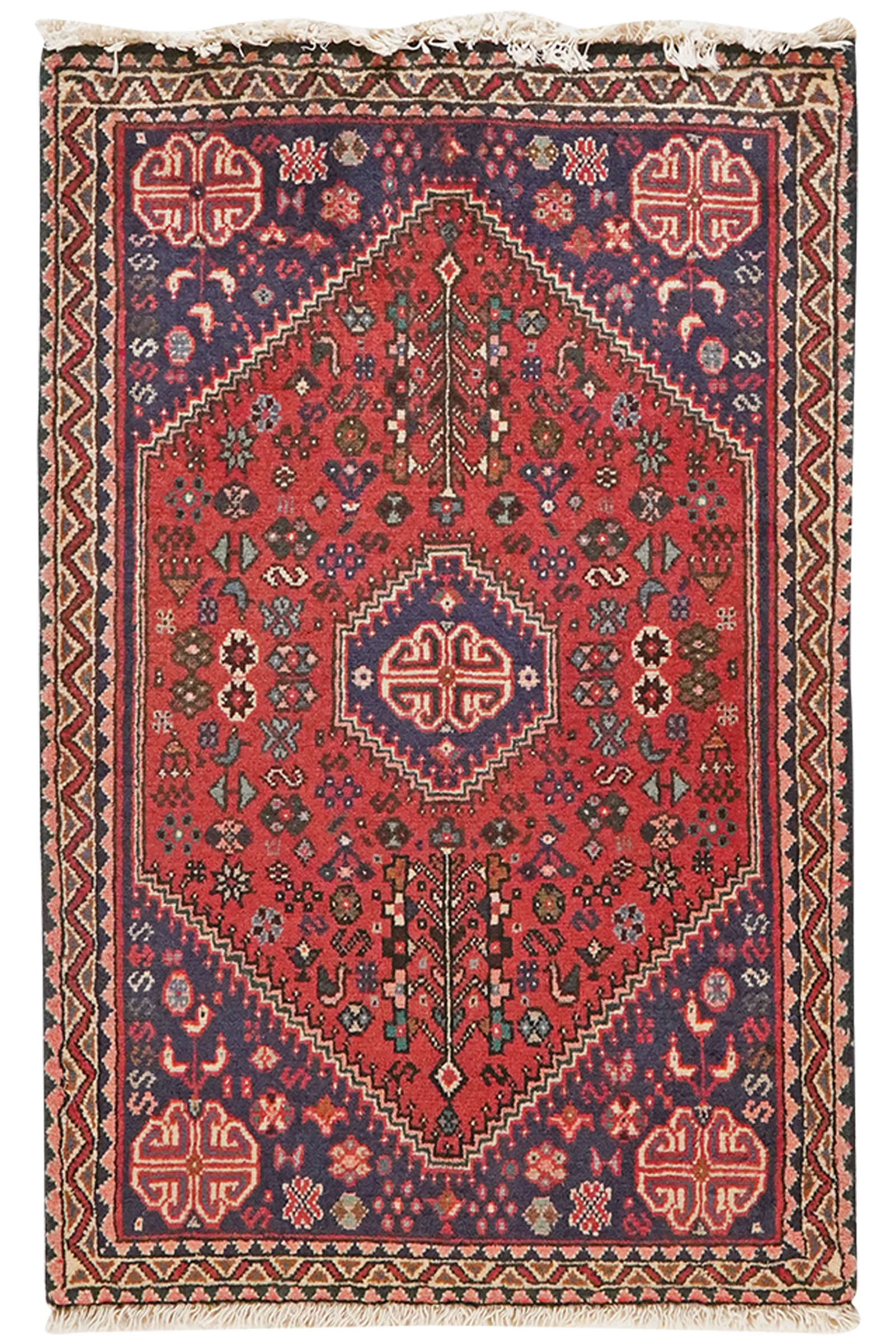 Abadeh — Handgefertigt, 96x62 cm, Beige, 100% Virgin Wool | Main view