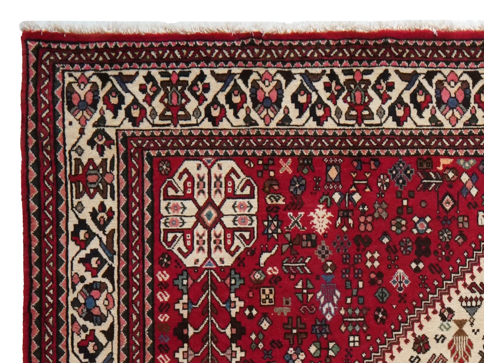 Abadeh — Hand-knotted, 200x305 cm, Beige, 100% Virgin Wool | View 3