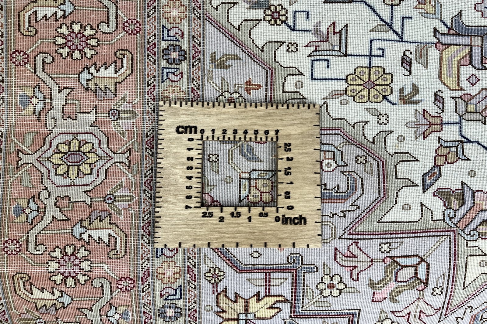 Tabriz 50 Raj — Hand-knotted, 153x203 cm, Orange, 95% Schurwolle, 5% Seide | View 11
