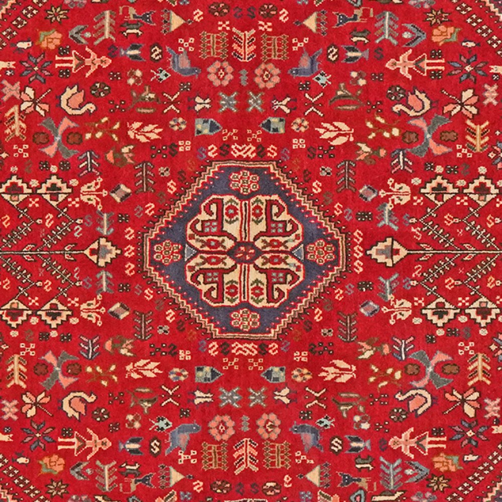 Abadeh — Hand-knotted, 152x201 cm, Red, 100% Virgin Wool | View 4