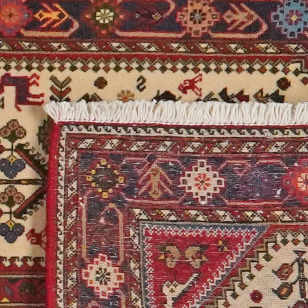 Nasrabad — Hand-knotted, 80x395 cm, Beige, 100% Virgin Wool | View 6