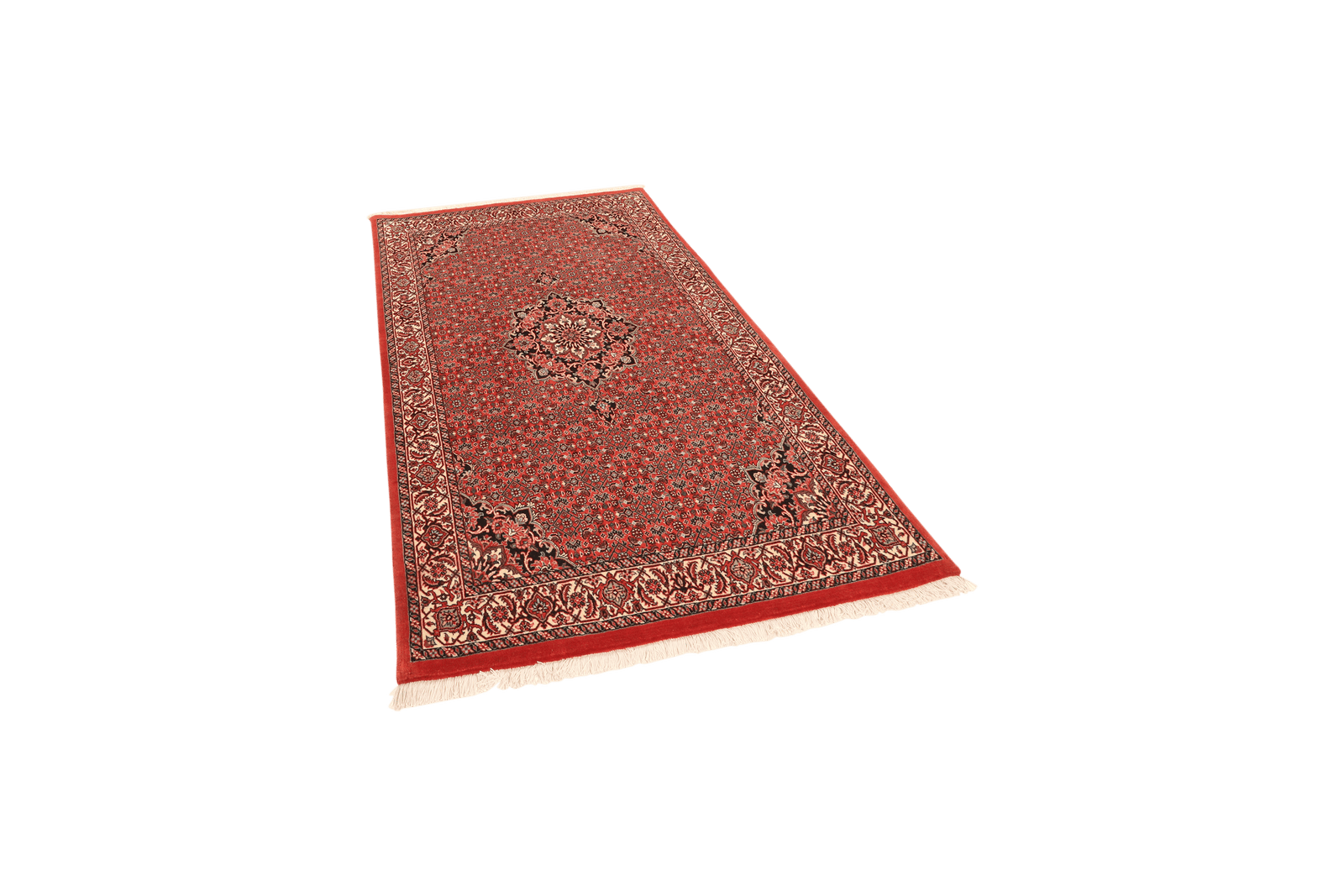 Bidjar Bookan — Hand-knotted, 108x181 cm, Red, 95% Schurwolle, 5% Seide | View 5