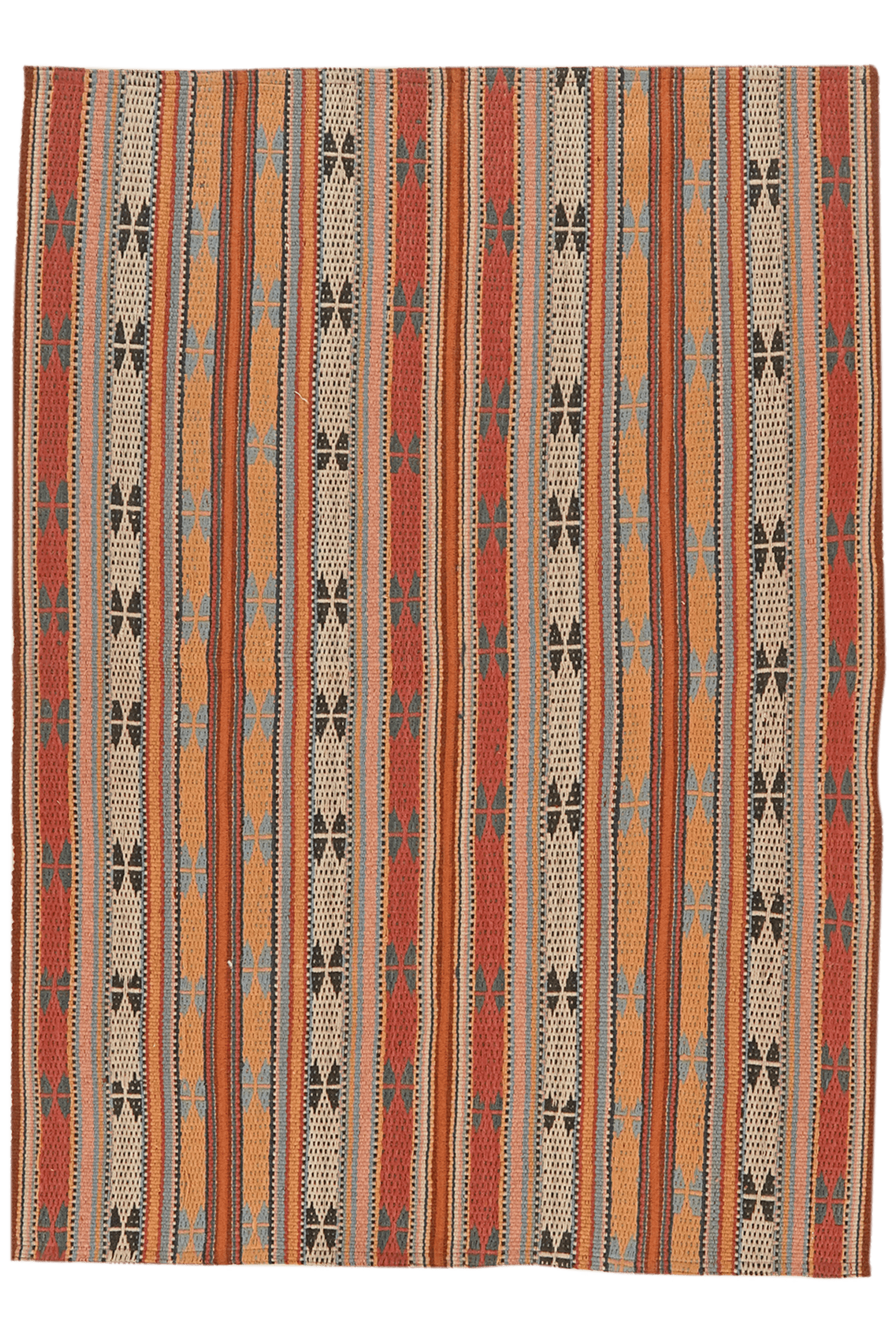 Kelim Djadjim — Handmade, 107x148 cm, Multicolor, 100% Virgin Wool | Main view