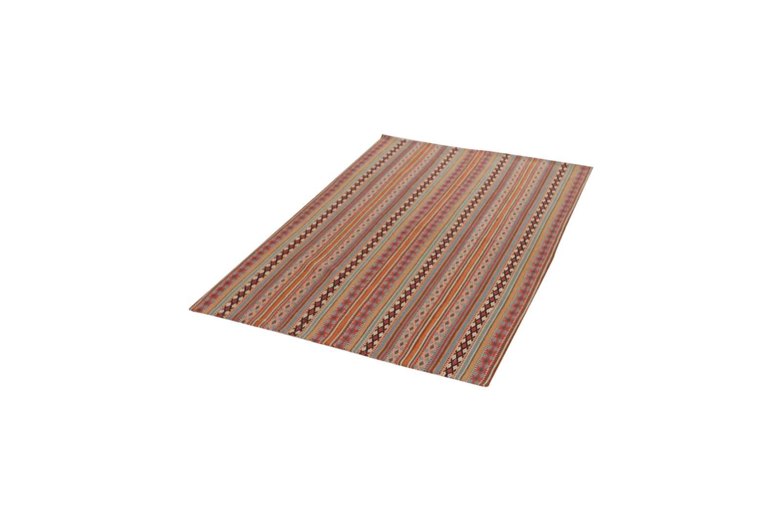 Kelim Djadjim — Handmade, 101x151 cm, Multicolor, 100% Virgin Wool | View 5