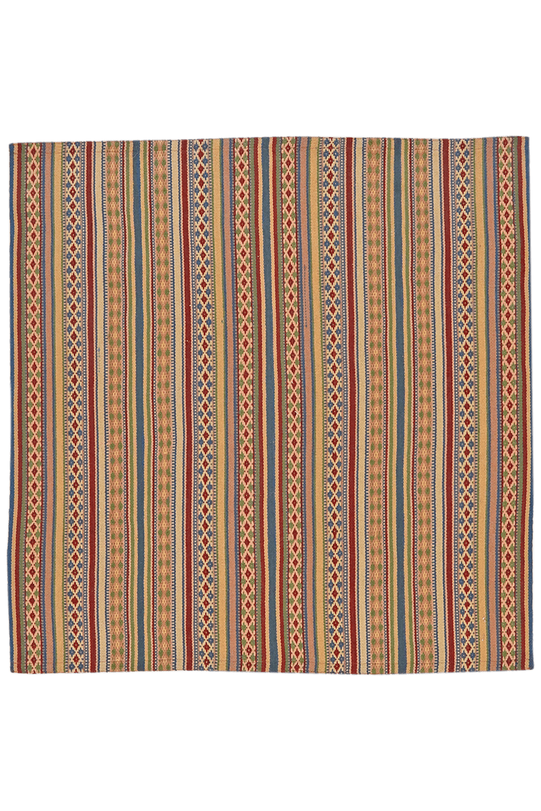 Kelim Djadjim — Handmade, 98x101 cm, Multicolor, 100% Virgin Wool | Main view