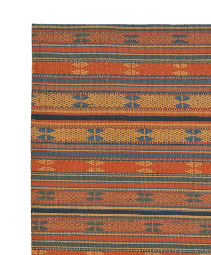 Kelim Djadjim — Handmade, 100x101 cm, Multicolor, 100% Virgin Wool | View 3