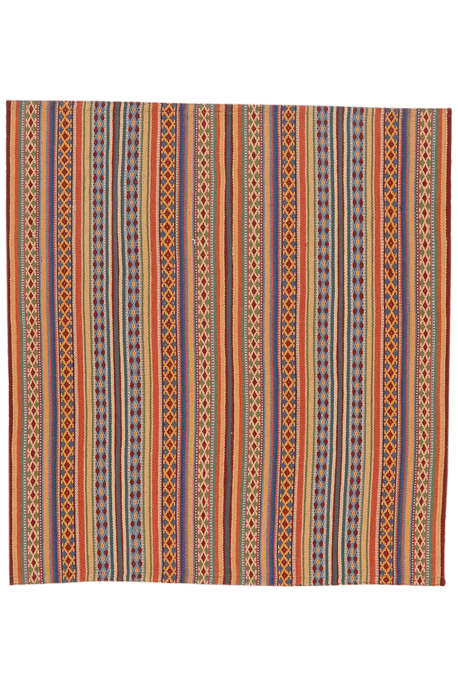 Kelim Djadjim — Handmade, 94x103 cm, Multicolor, 100% Virgin Wool | Main view