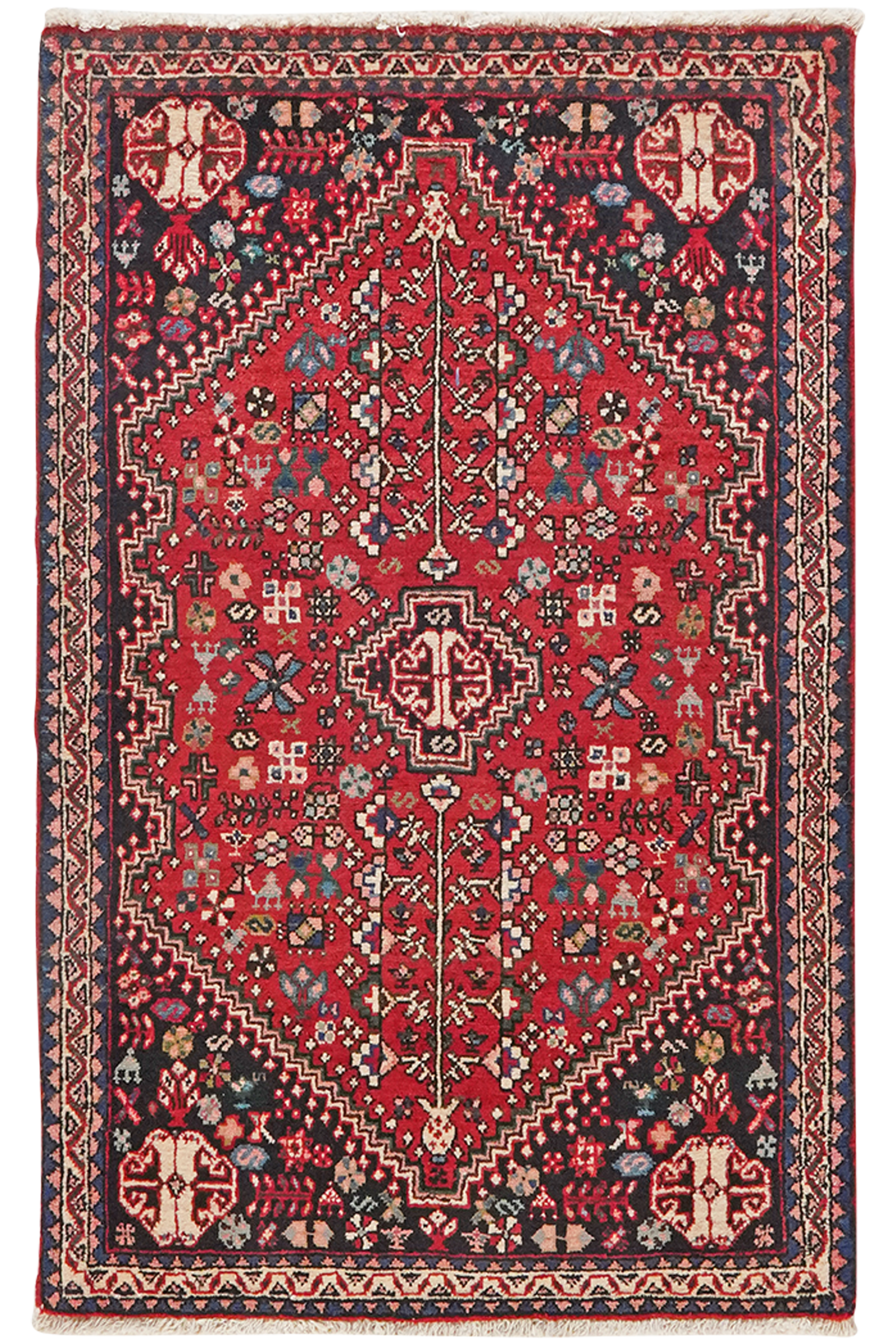 Abadeh — Handgefertigt, 107x69 cm, Beige, 100% Virgin Wool | Main view