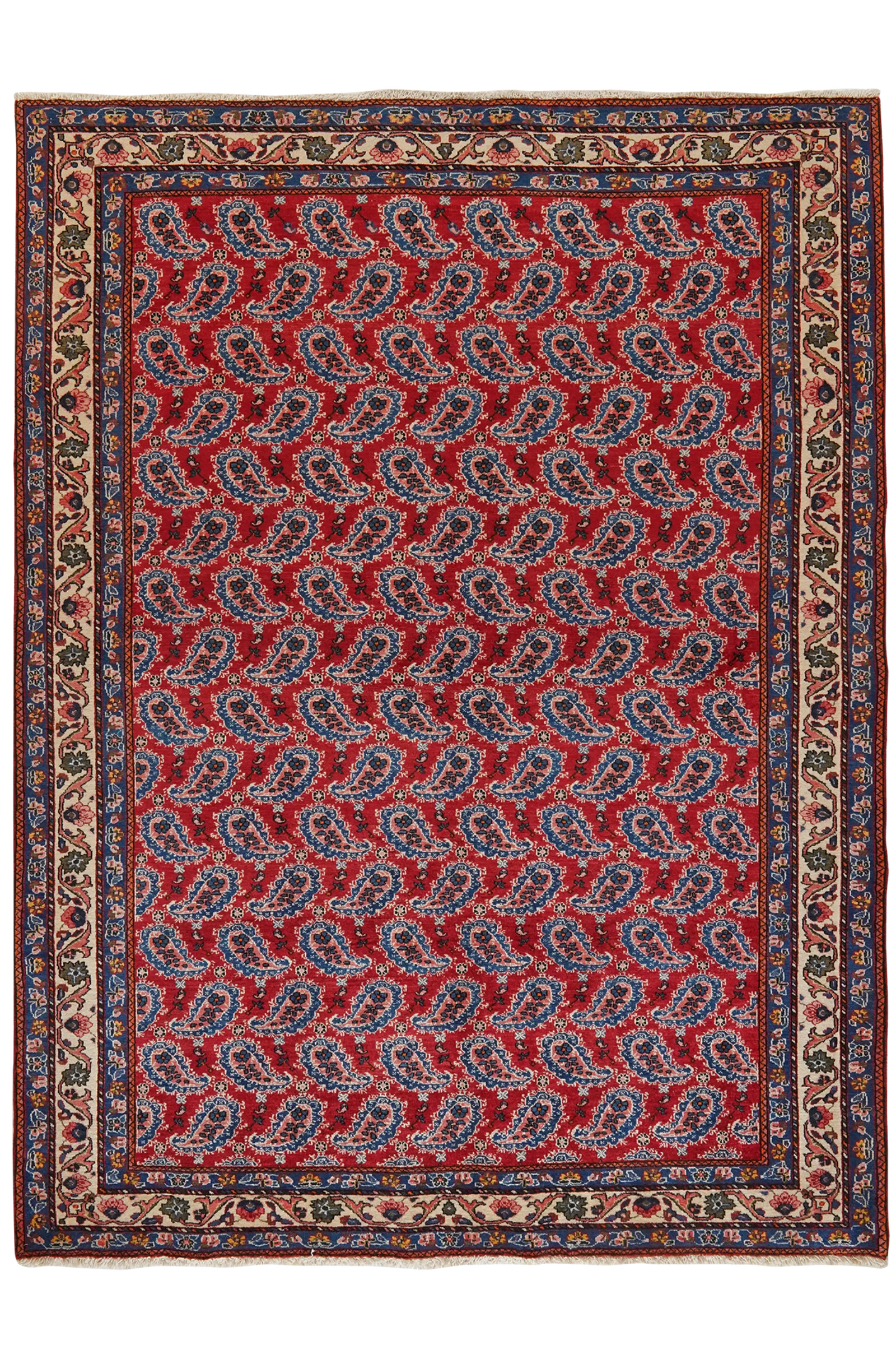 Abadeh — Handgefertigt, 211x156 cm, Beige, 100% Virgin Wool | Main view