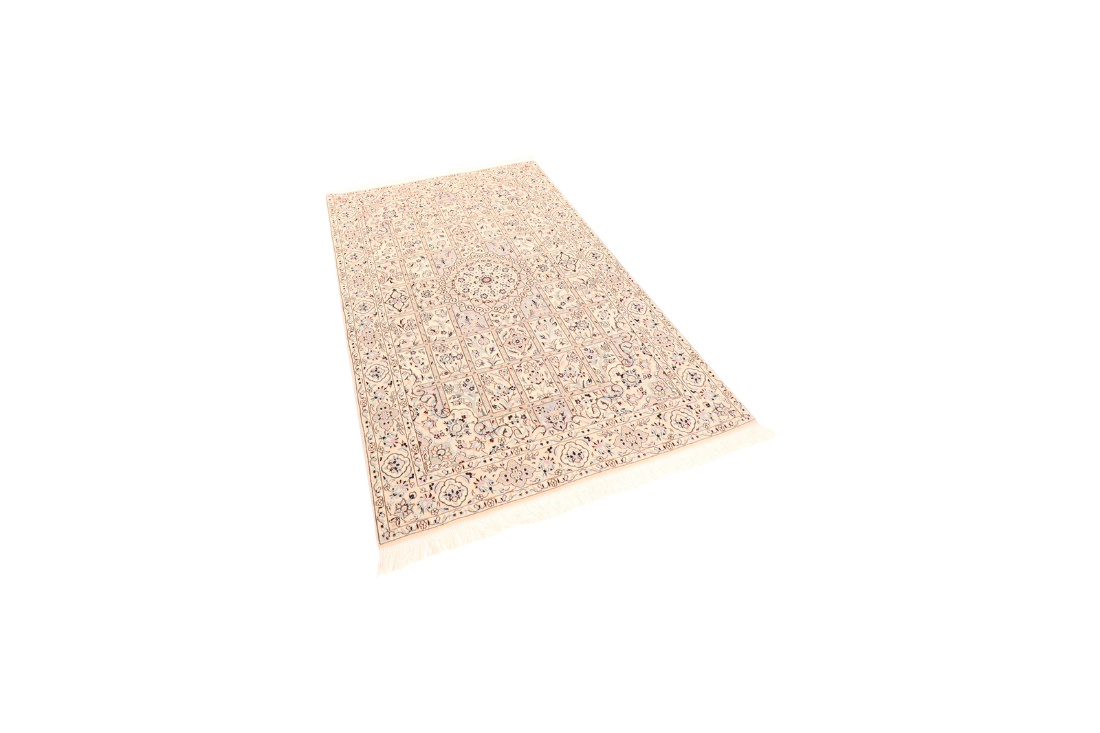 Nain 6La — Handgefertigt, 160x98 cm, Beige, 100% Virgin Wool | View 6