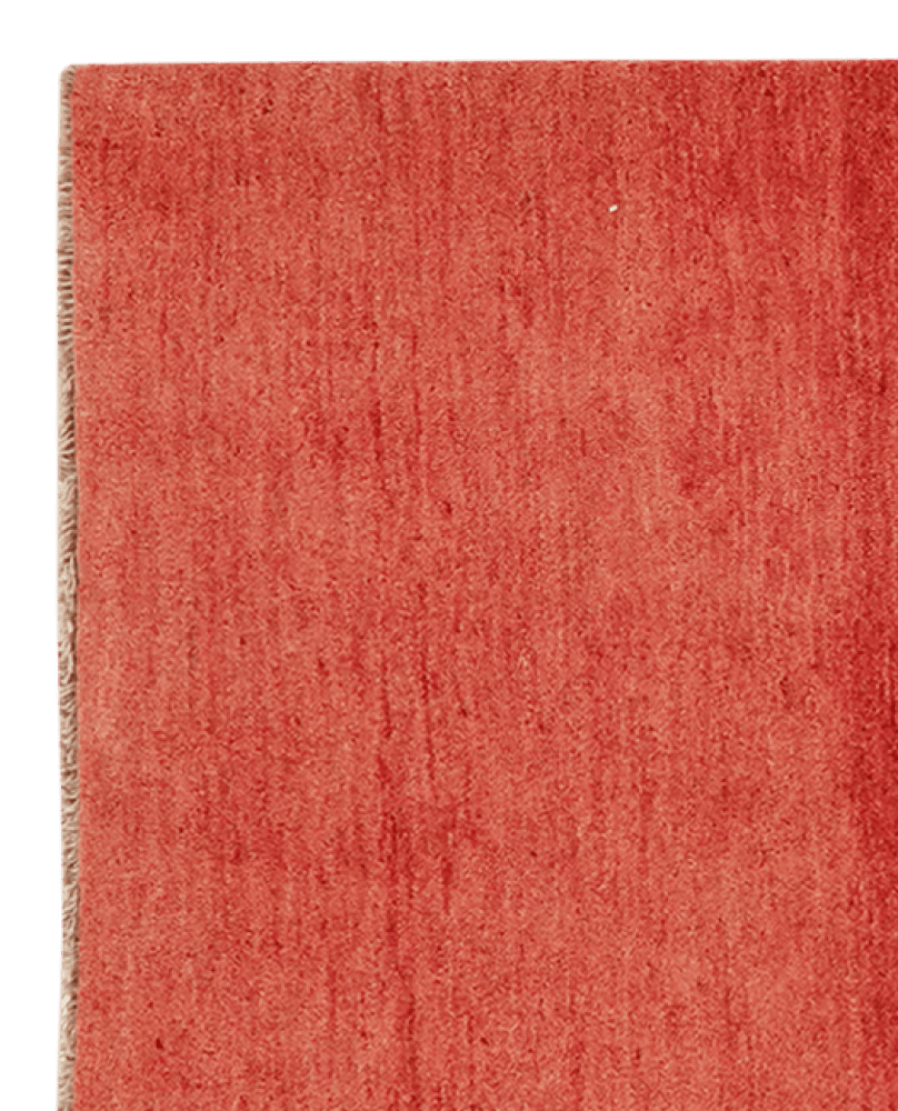 Gabbeh — Hand-knotted, 89x269 cm, Red, 100% Virgin Wool | View 3