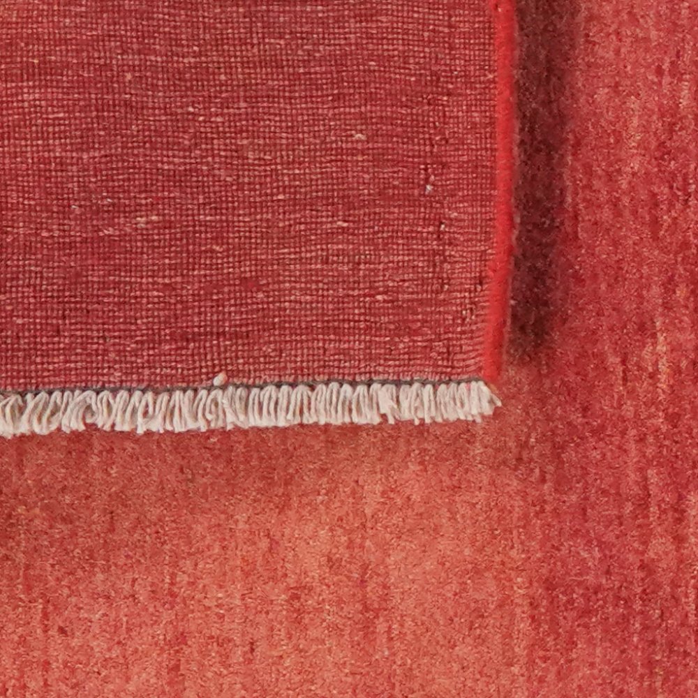 Gabbeh — Hand-knotted, 89x269 cm, Red, 100% Virgin Wool | View 6