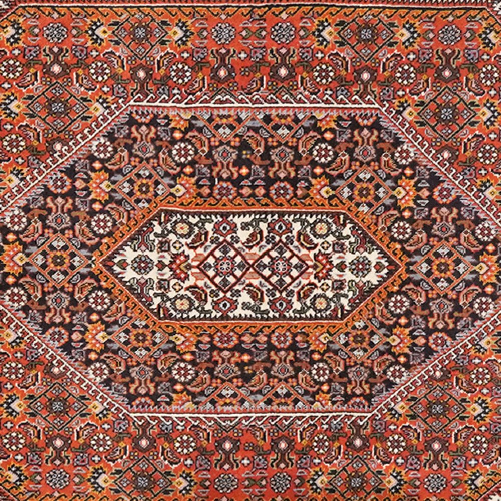 Bidjar Zandjan — Hand-knotted, 103x176 cm, Red, 100% Virgin Wool | View 4