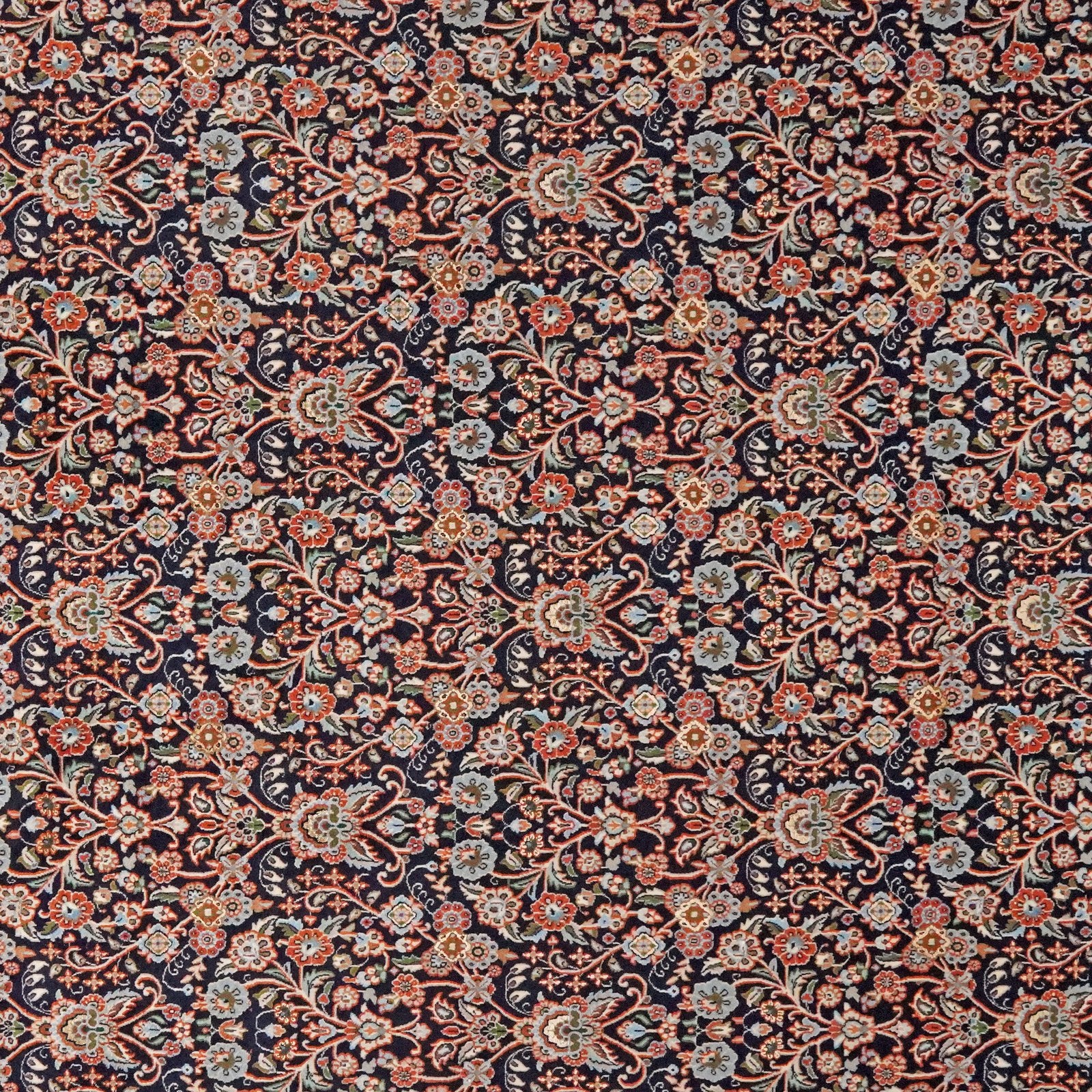 Moud — Hand-knotted, 223x275 cm, Blue, 100% Virgin Wool | View 4