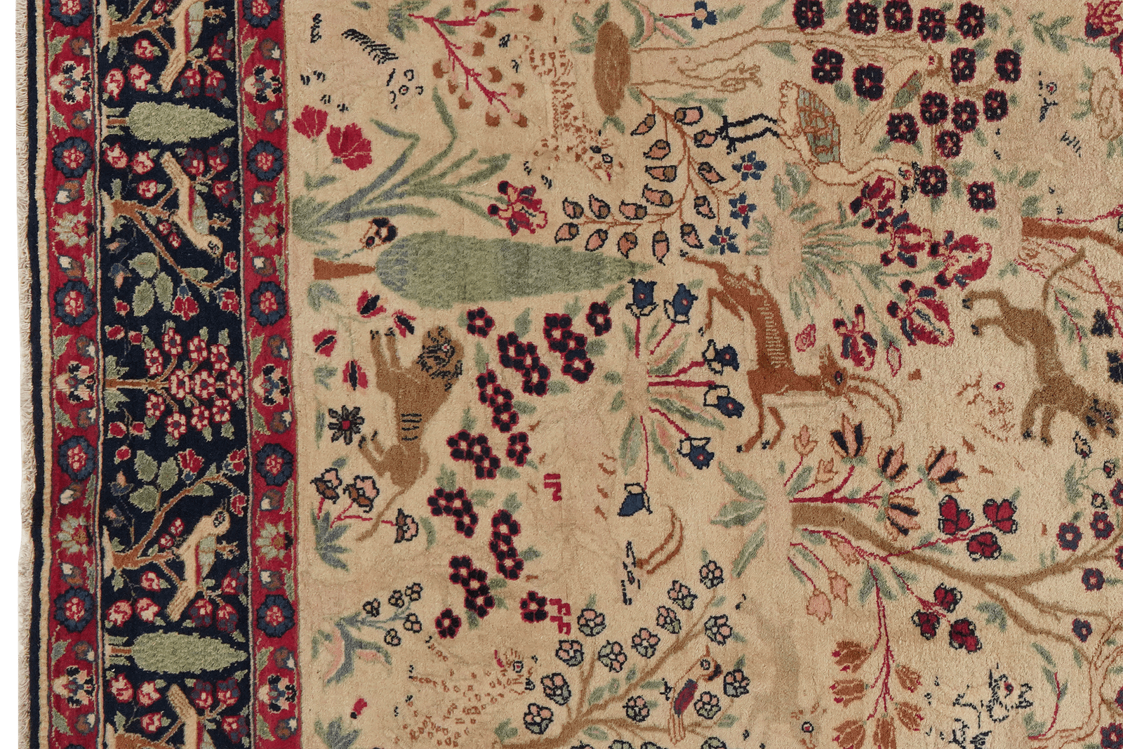 Khoy — Hand-knotted, 152x188 cm, Beige, 100% Virgin Wool | View 3