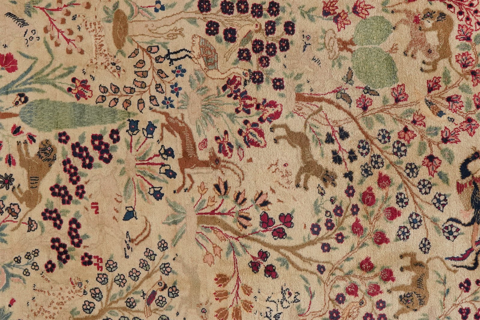 Khoy — Hand-knotted, 152x188 cm, Beige, 100% Virgin Wool | View 4