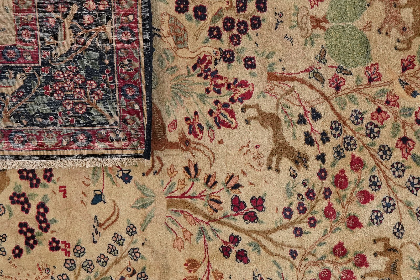Khoy — Hand-knotted, 152x188 cm, Beige, 100% Virgin Wool | View 5