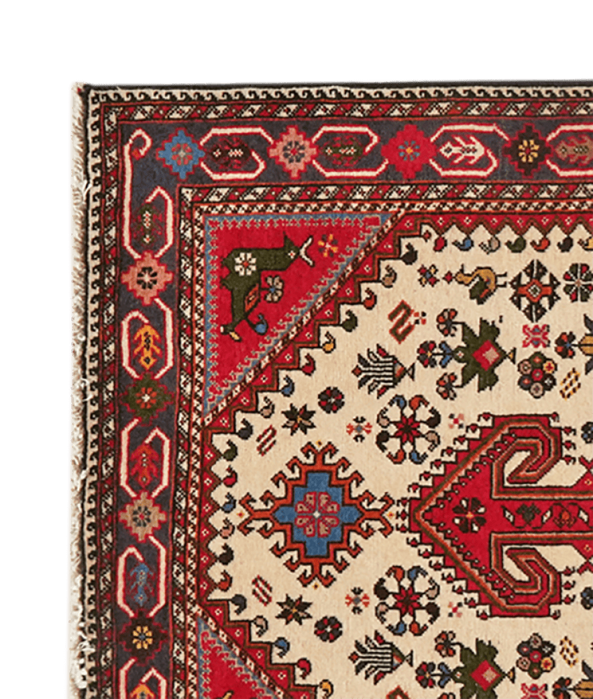 Nasrabad — Hand-knotted, 81x128 cm, Beige, 100% Virgin Wool | View 3