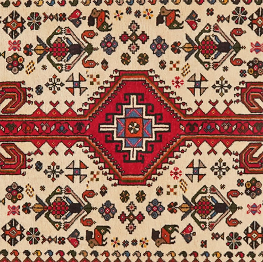 Nasrabad — Hand-knotted, 81x128 cm, Beige, 100% Virgin Wool | View 4