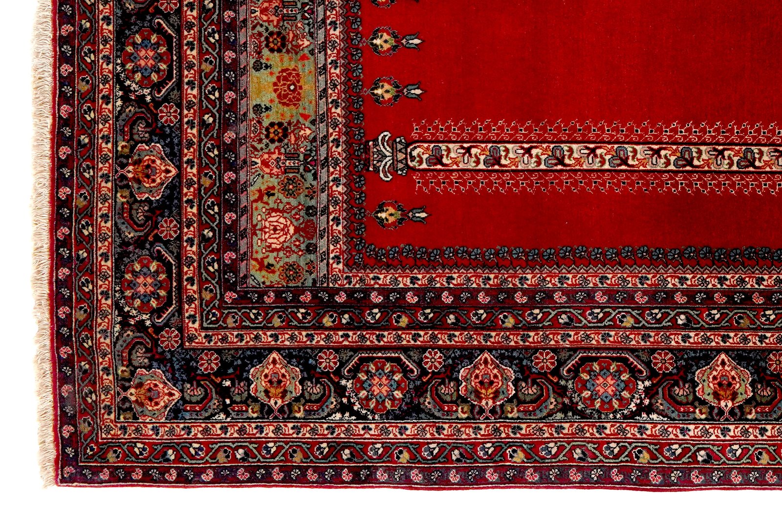 Teheran — Hand-knotted, 142x214 cm, Red, 100% Virgin Wool | View 3