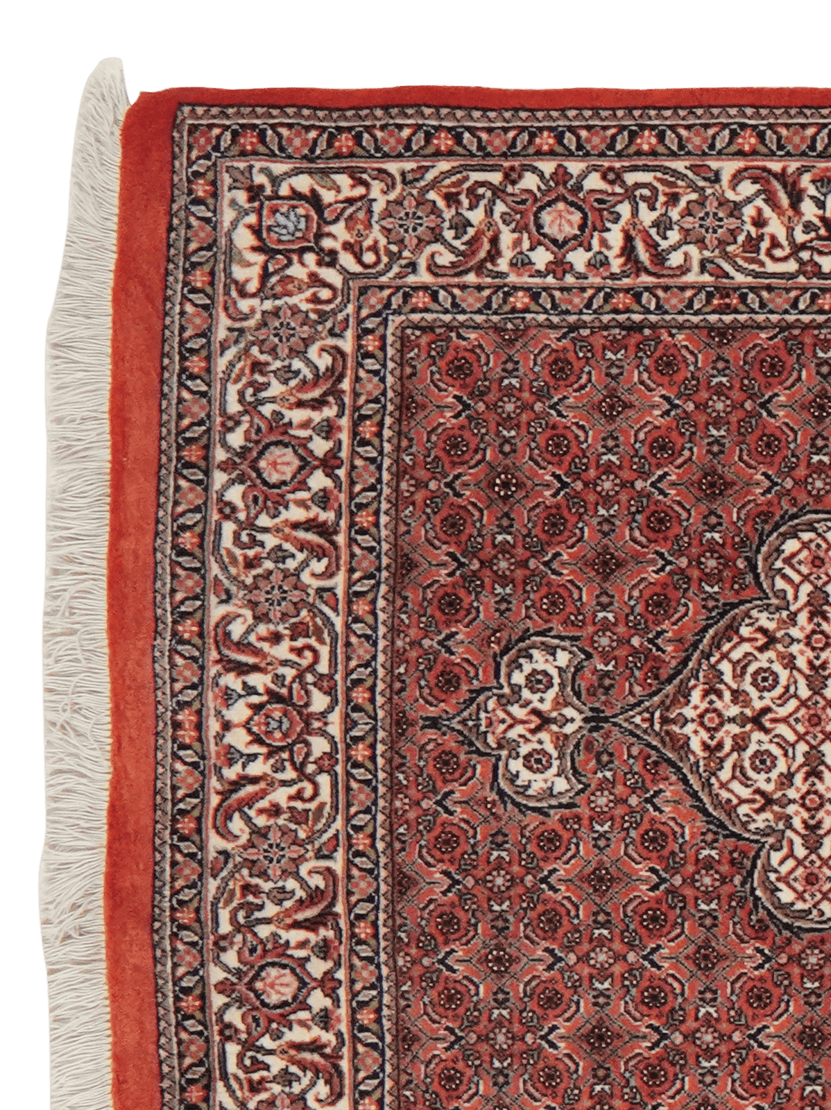 Bidjar Bookan — Hand-knotted, 87x302 cm, Red, 100% Virgin Wool | View 3