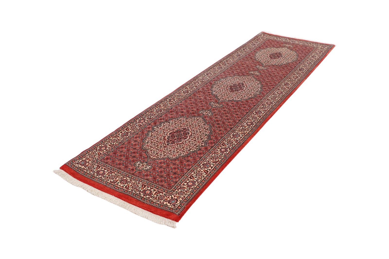 Bidjar Bookan — Hand-knotted, 87x302 cm, Red, 100% Virgin Wool | View 5
