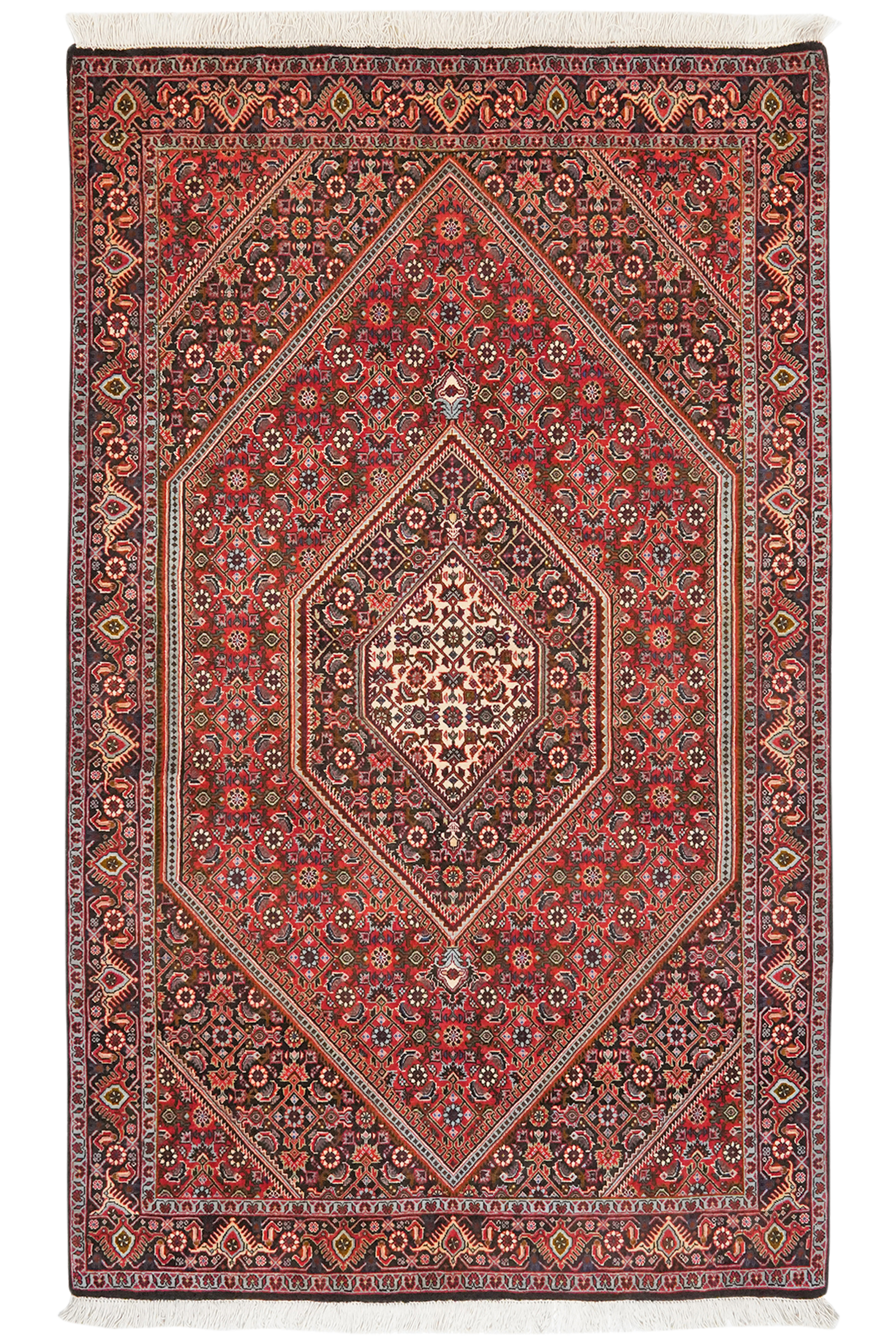 Bidjar Bookan — Handgefertigt, 182x111 cm, Blau, 100% Virgin Wool | Main view