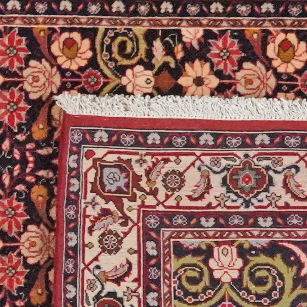 Bidjar Tekkab — Hand-knotted, 96x324 cm, Blue, 100% Virgin Wool | View 6