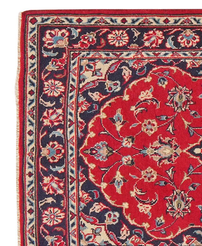 Ardakan — Hand-knotted, 82x223 cm, Red, 100% Virgin Wool | View 3