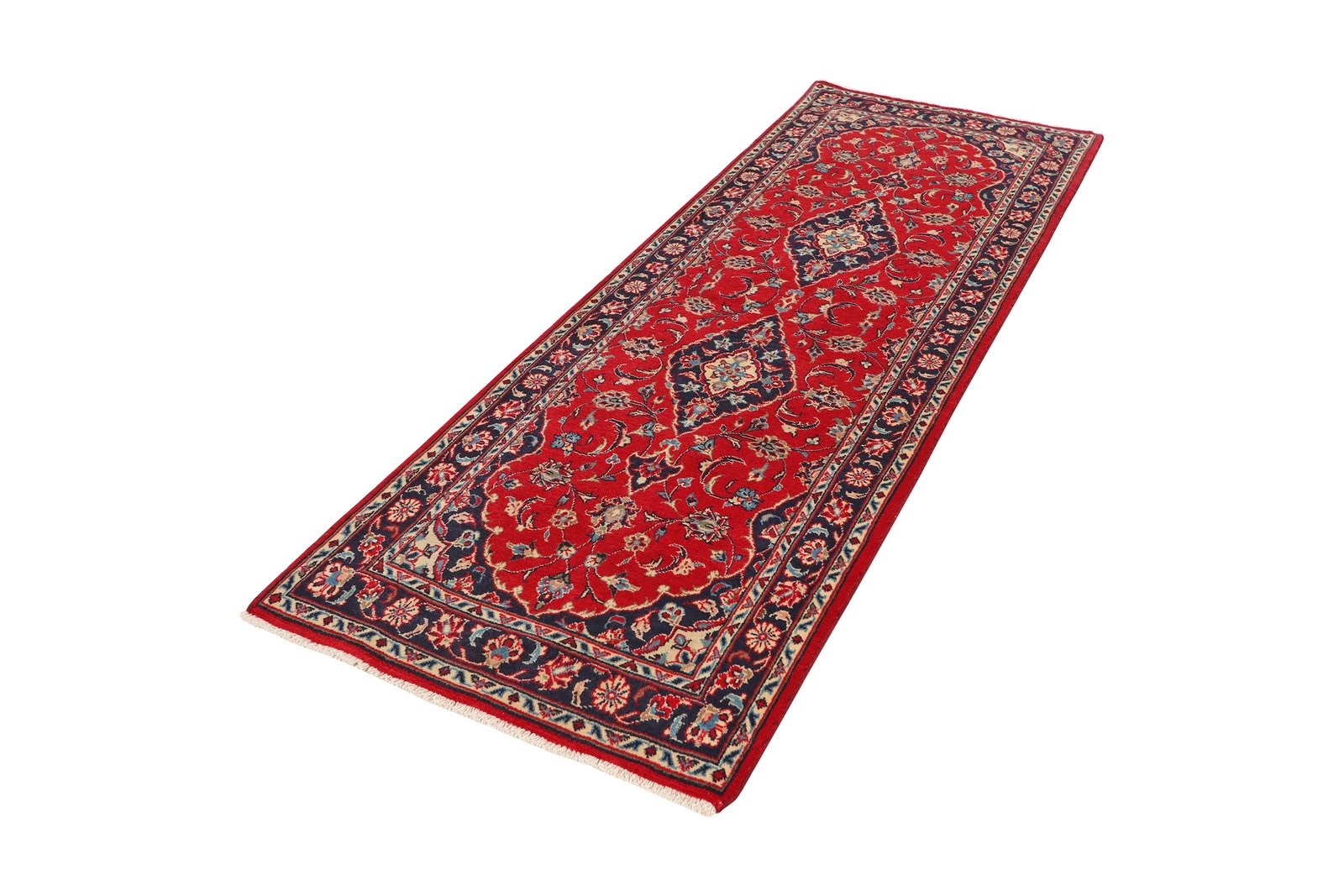 Ardakan — Hand-knotted, 82x223 cm, Red, 100% Virgin Wool | View 5