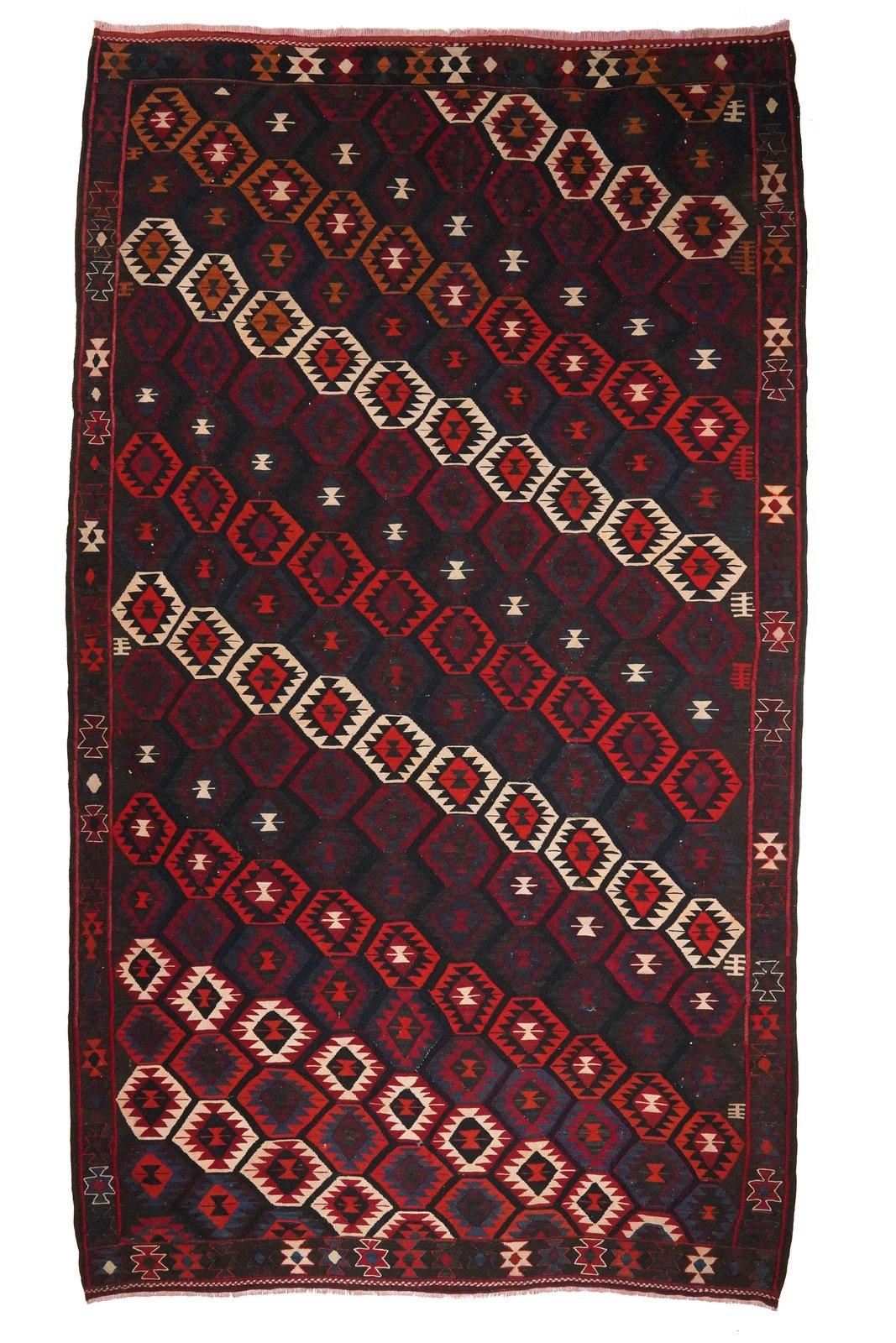 Kelim — Handmade, 186x320 cm, Multicolor, 100% Virgin Wool | Main view