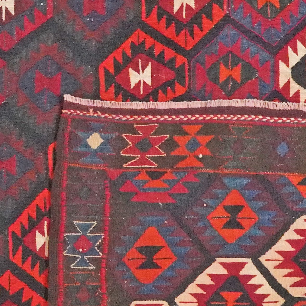 Kelim — Handmade, 186x320 cm, Multicolor, 100% Virgin Wool | View 6