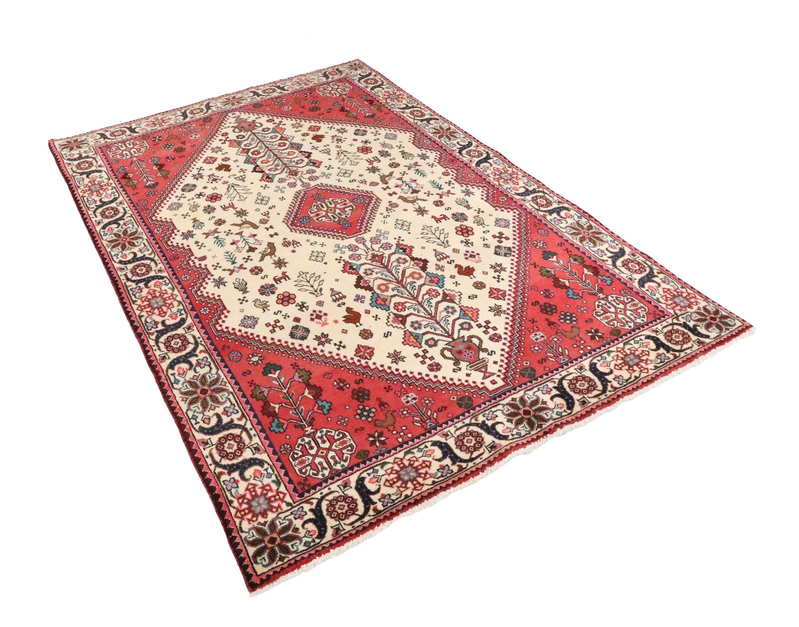 Abadeh — Hand-knotted, 149x215 cm, Beige, 100% Virgin Wool | View 5