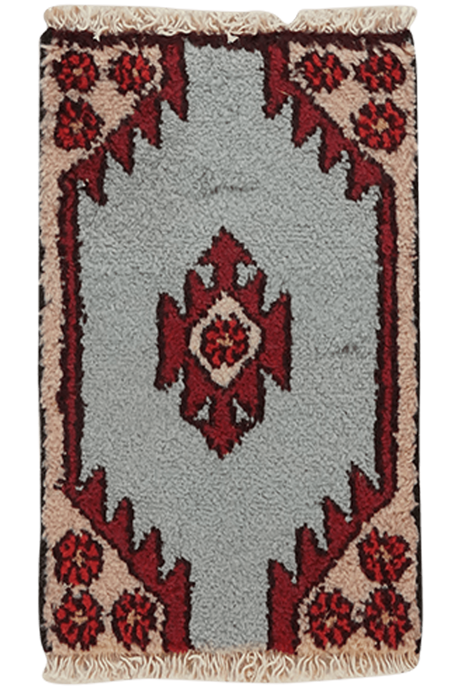 Dardjazin — Hand-knotted, 28x44 cm, Blue, 100% Virgin Wool | Main view