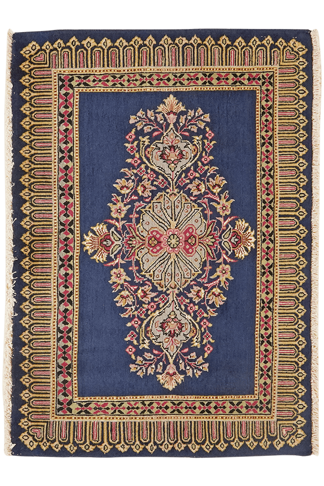 Kashmar — Hand-knotted, 90x63 cm, Blue, 100% Virgin Wool | Main view