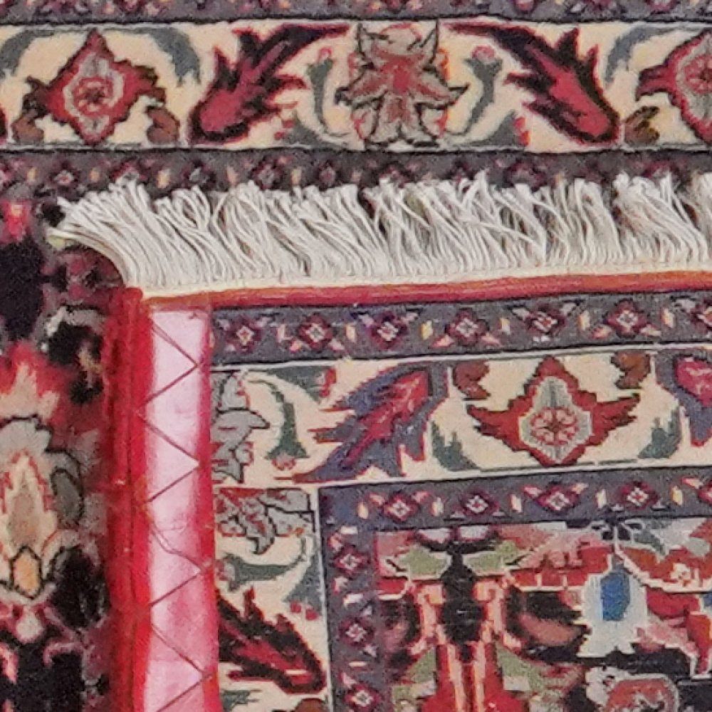 Bidjar — Hand-knotted, 65x392 cm, Blue, 100% Virgin Wool | View 6