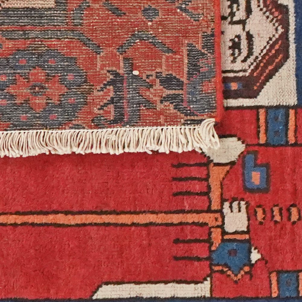 Ferdos — Hand-knotted, 100x153 cm, Beige, 100% Virgin Wool | View 6