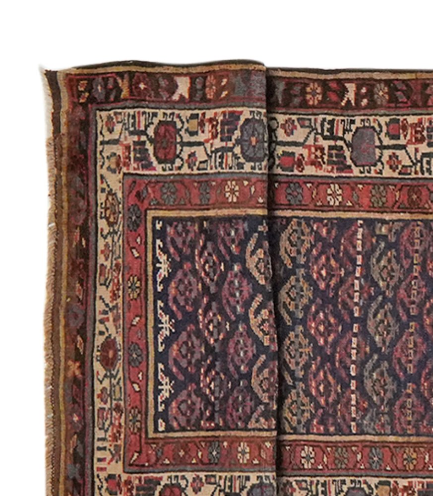 Seysan — Hand-knotted, 96x408 cm, Blue, 100% Virgin Wool | View 3