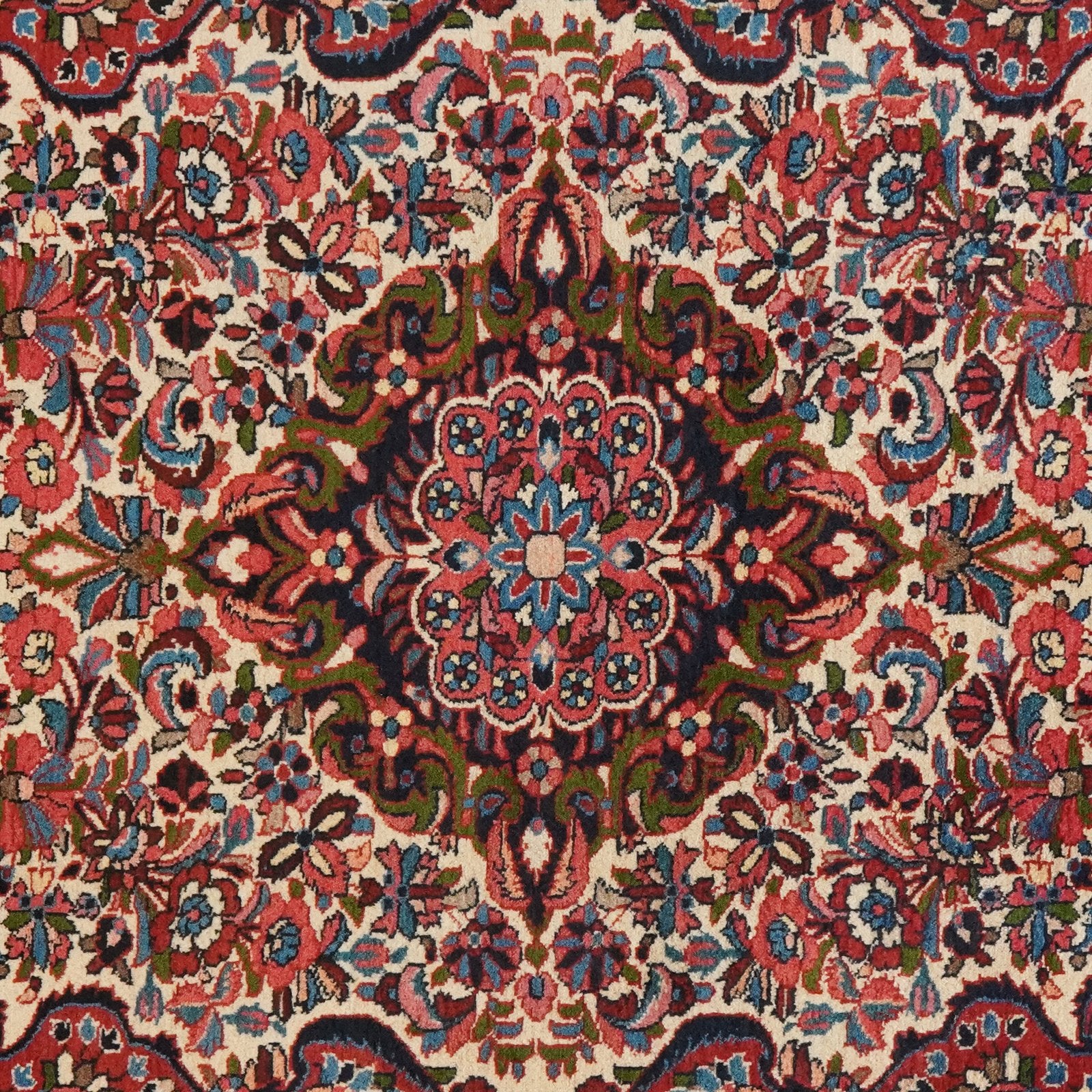 Bourtchalou — Hand-knotted, 152x206 cm, Beige, 100% Virgin Wool | View 4